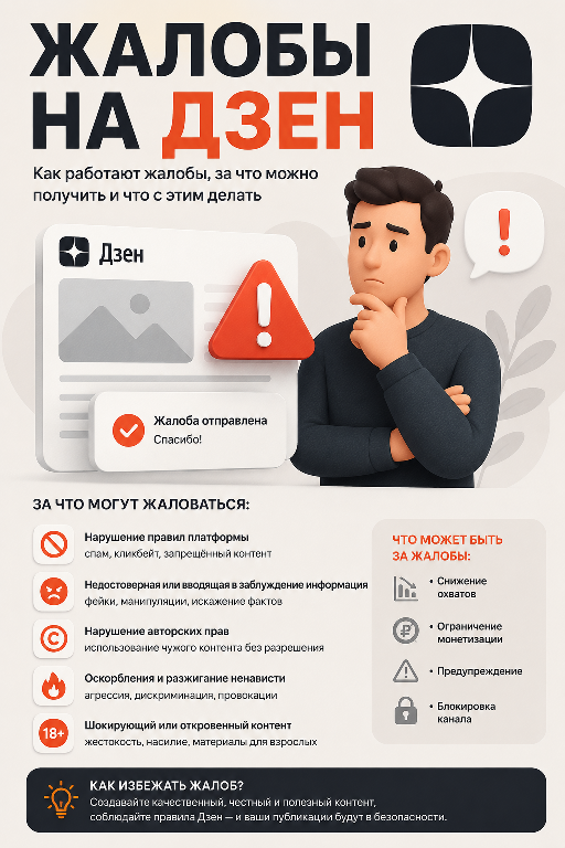 купить жалобы дзен