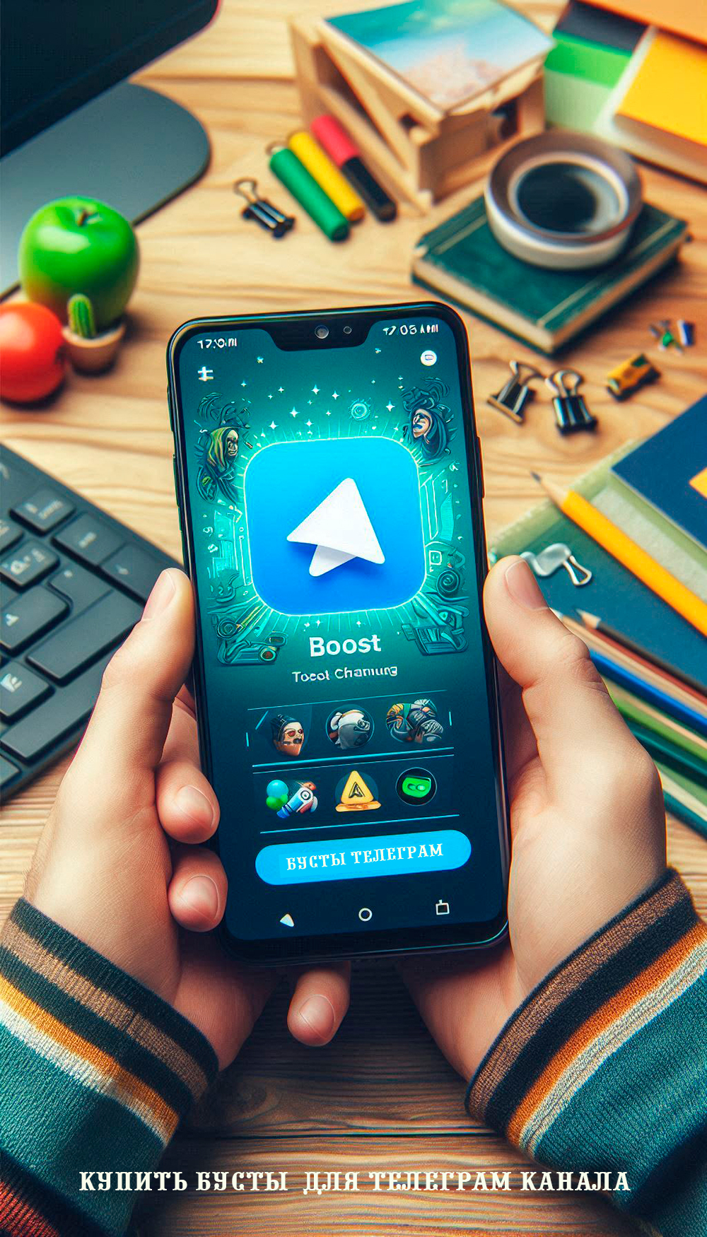купить бусты для телеграм канала