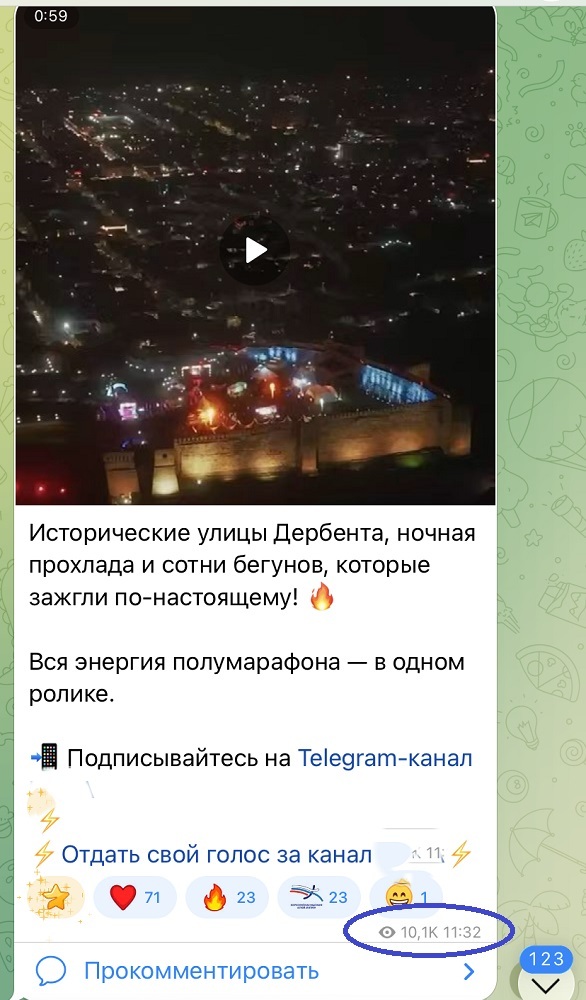 купить просмотры тг канала