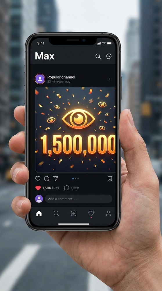 накрутка просмотров в max