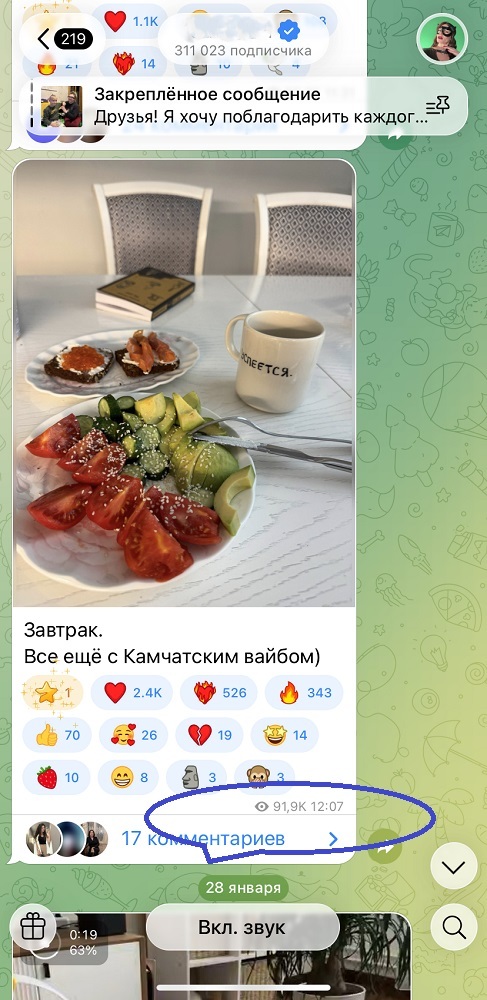 накрутка просмотров телеграм бесплатно